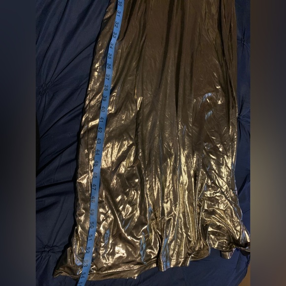 Viral JLuxlable light gold visions of you midi dress 2X chain straps, sold out - Picture 10 of 16